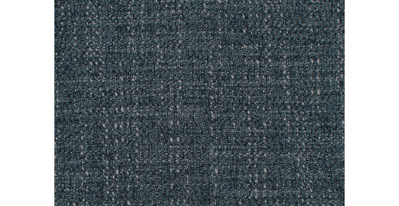 ECKSOFA in Chenille Dunkelblau  - Schwarz/Dunkelblau, Design, Textil/Metall (334/168cm) - Dieter Knoll