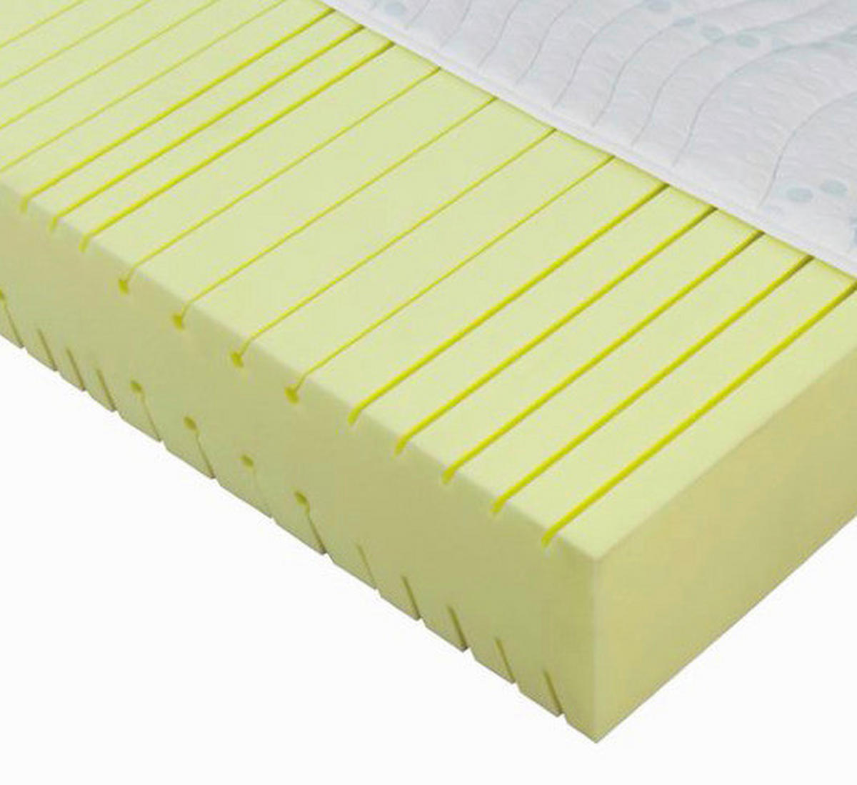 KALTSCHAUMMATRATZE 90/200 cm Höhe ca. 24 cm  - Basics, Textil (90/200cm) - MID.YOU