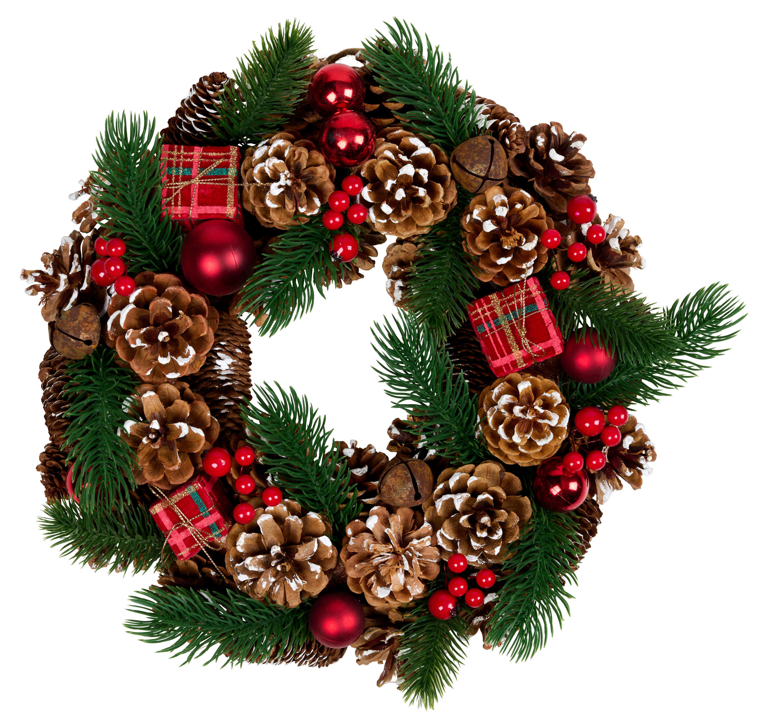 X-Mas Kranz Mehrfarbig