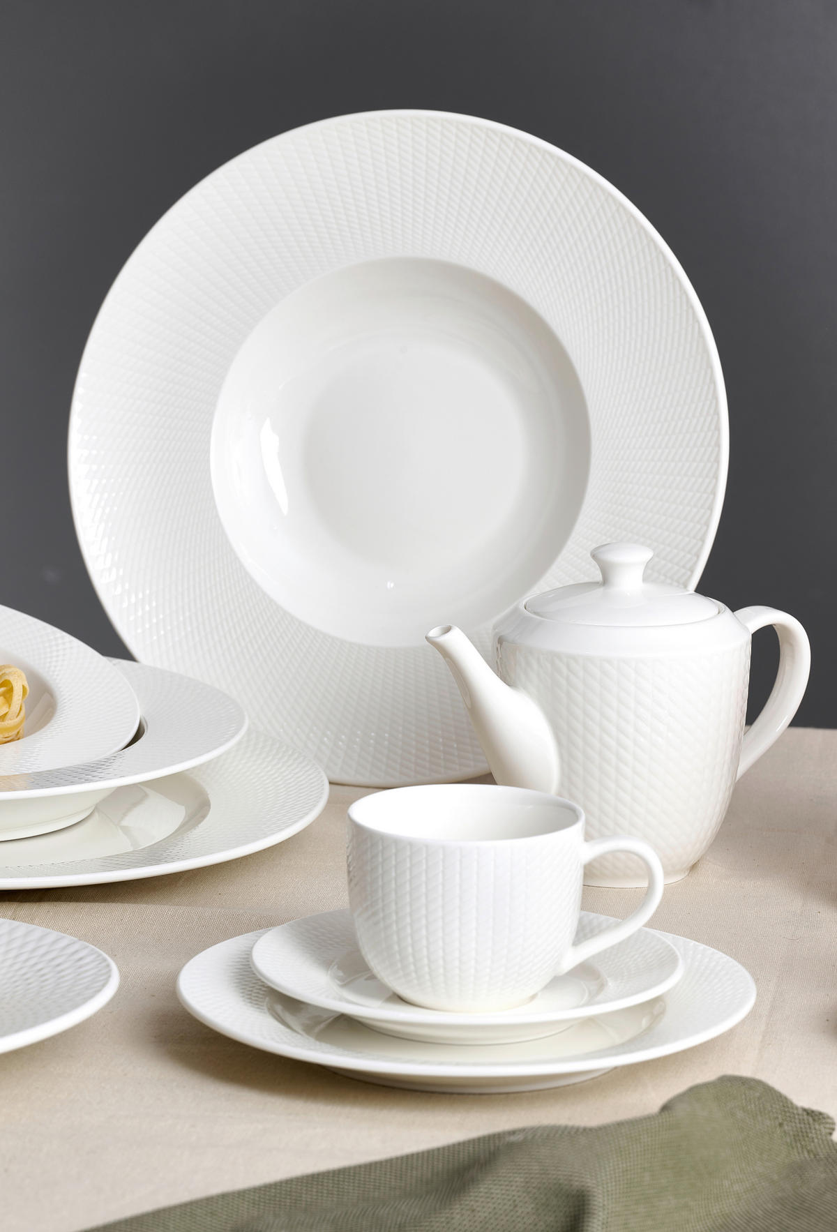 KAFFEESERVICE Saphir 18-teilig  - Weiss, Konventionell, Keramik (34,5/18,5/22,5cm) - Ritzenhoff Breker