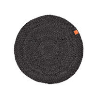 TISCHSET SÖDAHL Naturmaterialien Dunkelgrau 35 cm  - Dunkelgrau, Trend, Naturmaterialien (35cm)