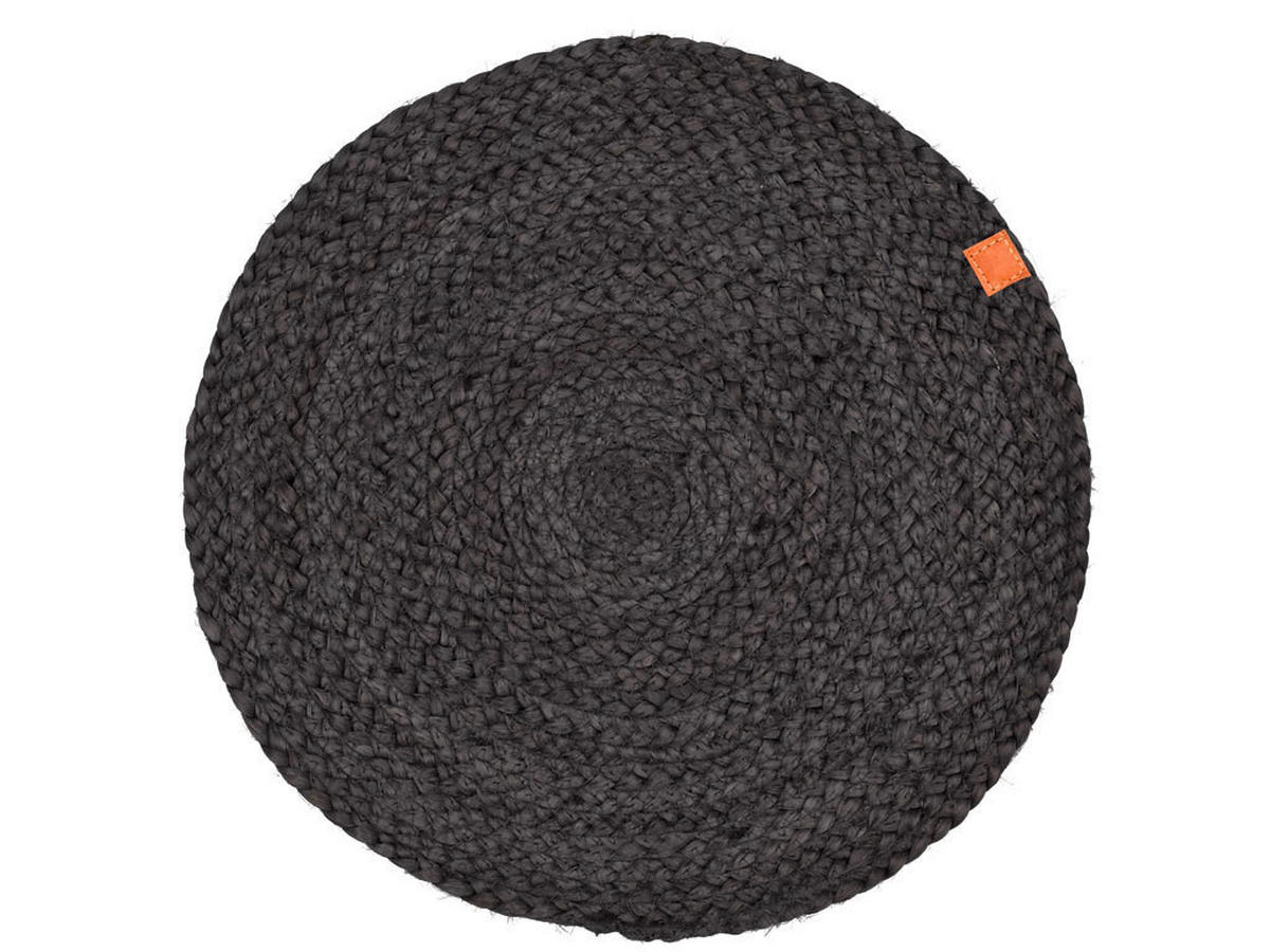 TISCHSET SÖDAHL Naturmaterialien Dunkelgrau 35 cm  - Dunkelgrau, Trend, Naturmaterialien (35cm)