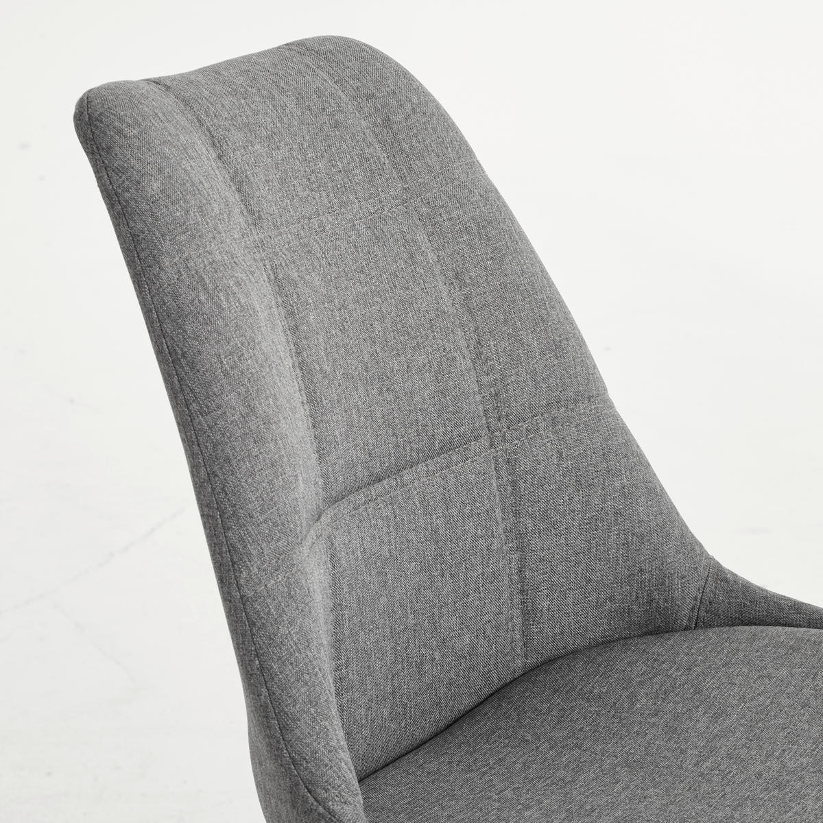 JUGENDDREHSTUHL - Chromfarben/Dunkelgrau, Konventionell, Kunststoff/Textil (49/96/56cm) - Carryhome