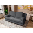 SCHLAFSOFA  in Mikrofaser Dunkelgrau  - Dunkelgrau/Schwarz, KONVENTIONELL, Kunststoff/Textil (212/93/90cm) - Carryhome