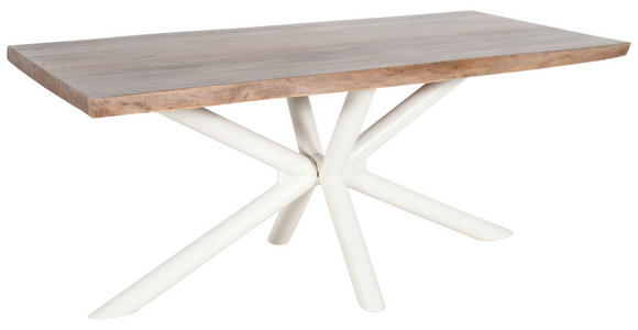 TISCHGESTELL in Metall 160/75/72 cm - Creme, Design, Metall (160/75/72cm) - Landscape