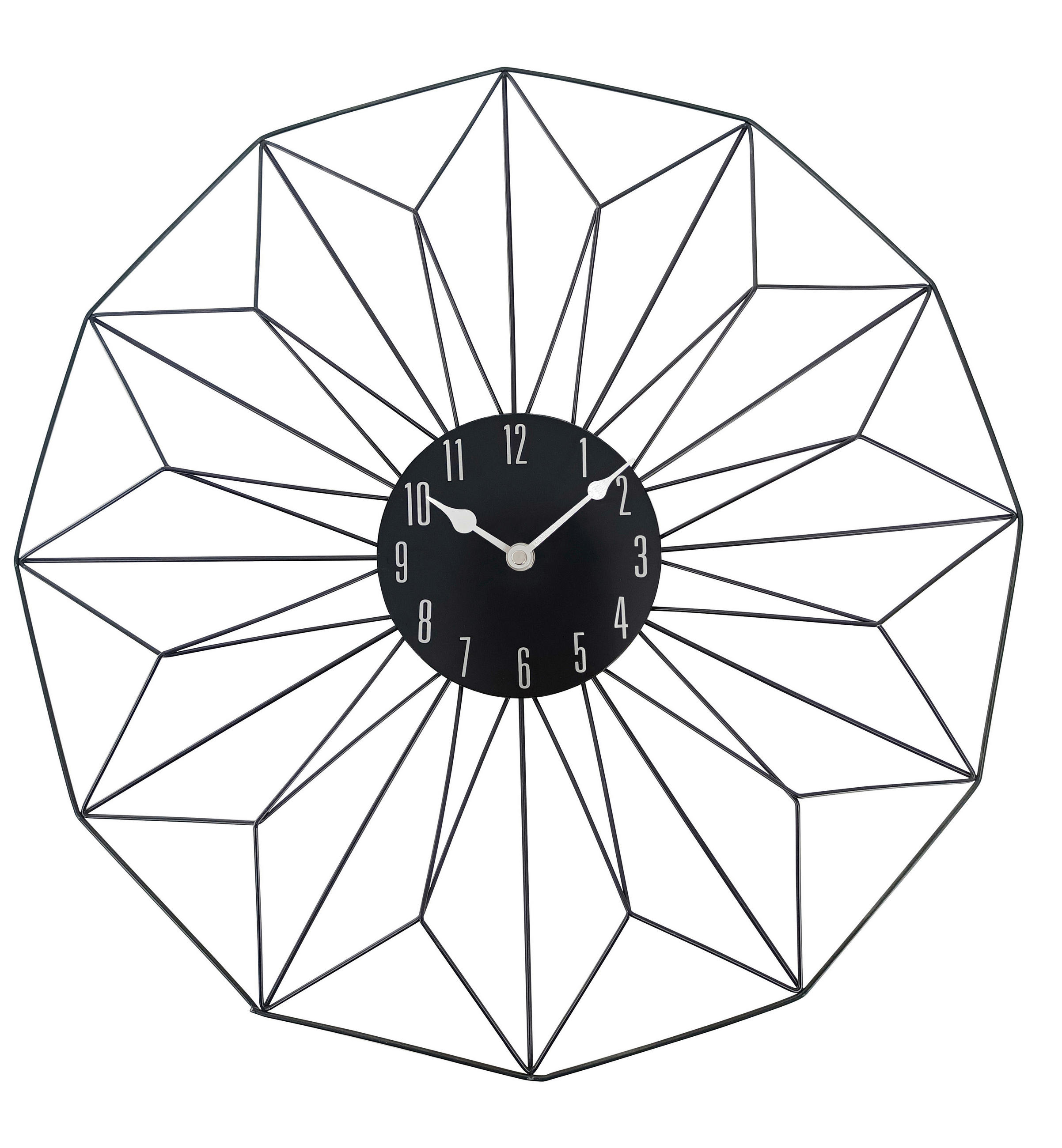 Ambia Home NÁSTĚNNÉ HODINY černá 50 cm