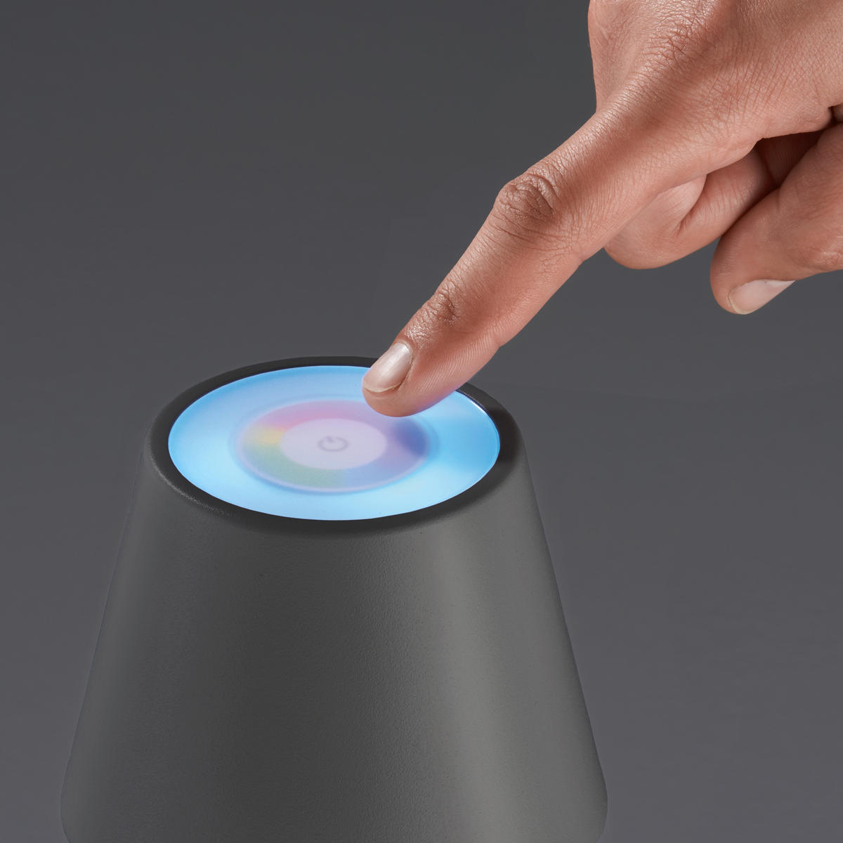 AKKU-TISCHLEUCHTE Cosenza 11/34 cm   - Schwarz, KONVENTIONELL, Metall (11/34cm)