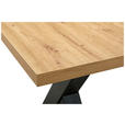 ESSTISCH Schwarz, Eiche Artisan rechteckig  ausziehbar, in verschiedenen Holzdekoren erhältlich  - Schwarz/Eiche Artisan, KONVENTIONELL, Holzwerkstoff (160-210/90/75cm) - Hom`in