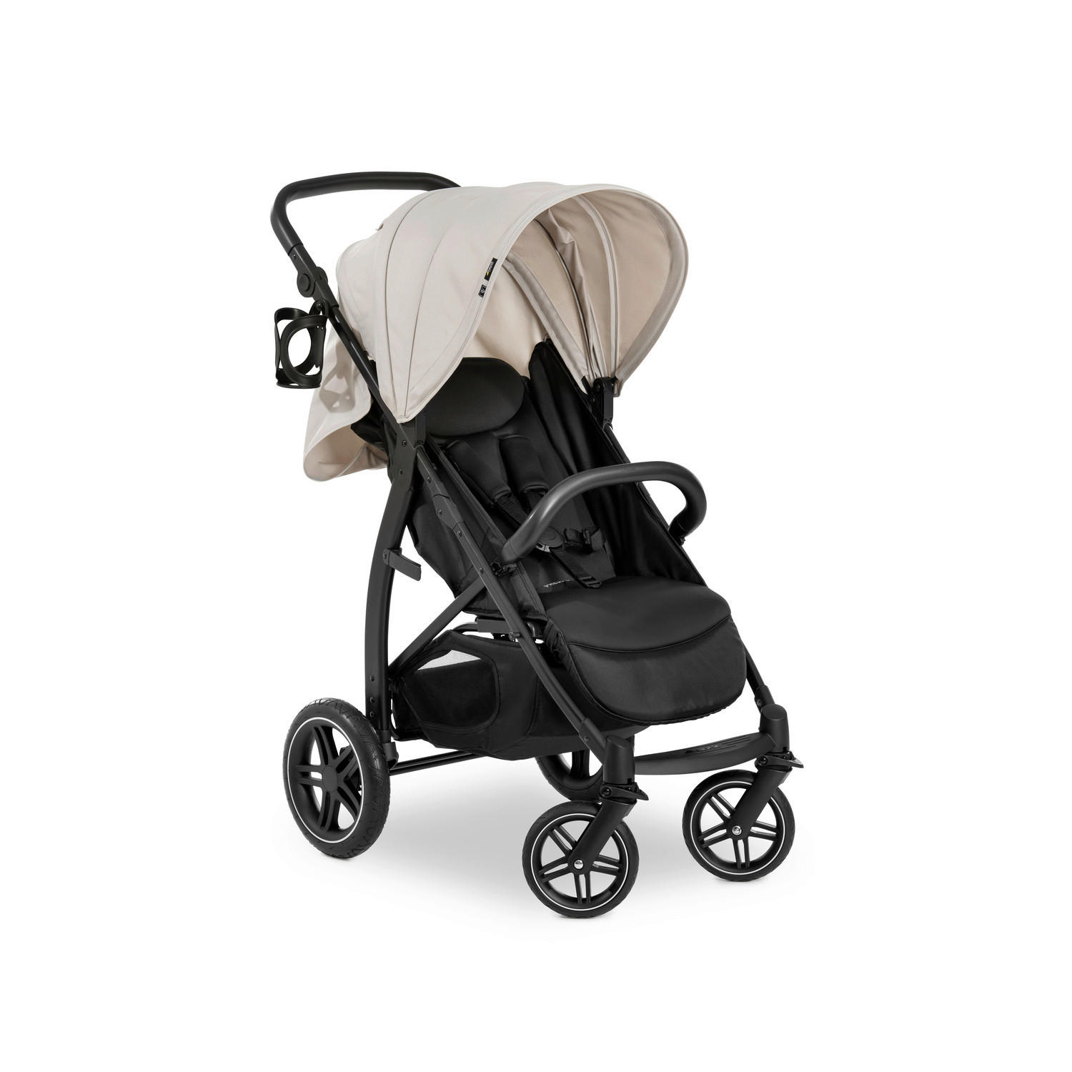 BUGGY RAPID 4D  - Beige/Schwarz, Basics, Textil (92/57/110cm) - Hauck