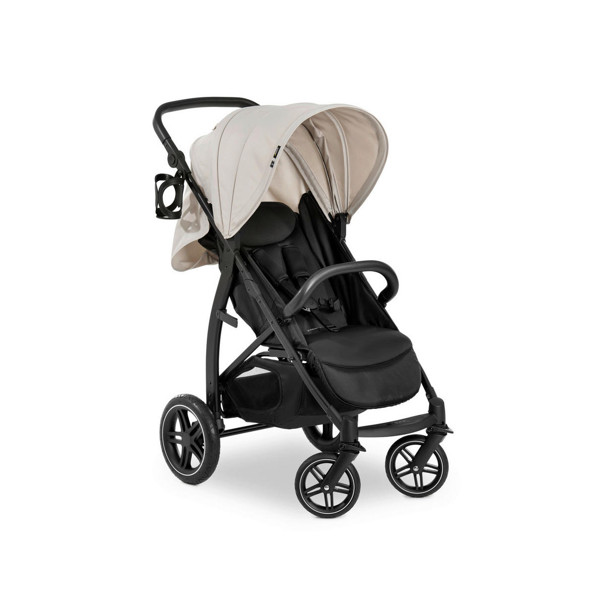 BUGGY RAPID 4D  - Beige/Schwarz, Basics, Textil (92/57/110cm) - Hauck