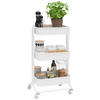ALLZWECKWAGEN  - Weiss, Design, Metall (43/78,5/35cm) - home24