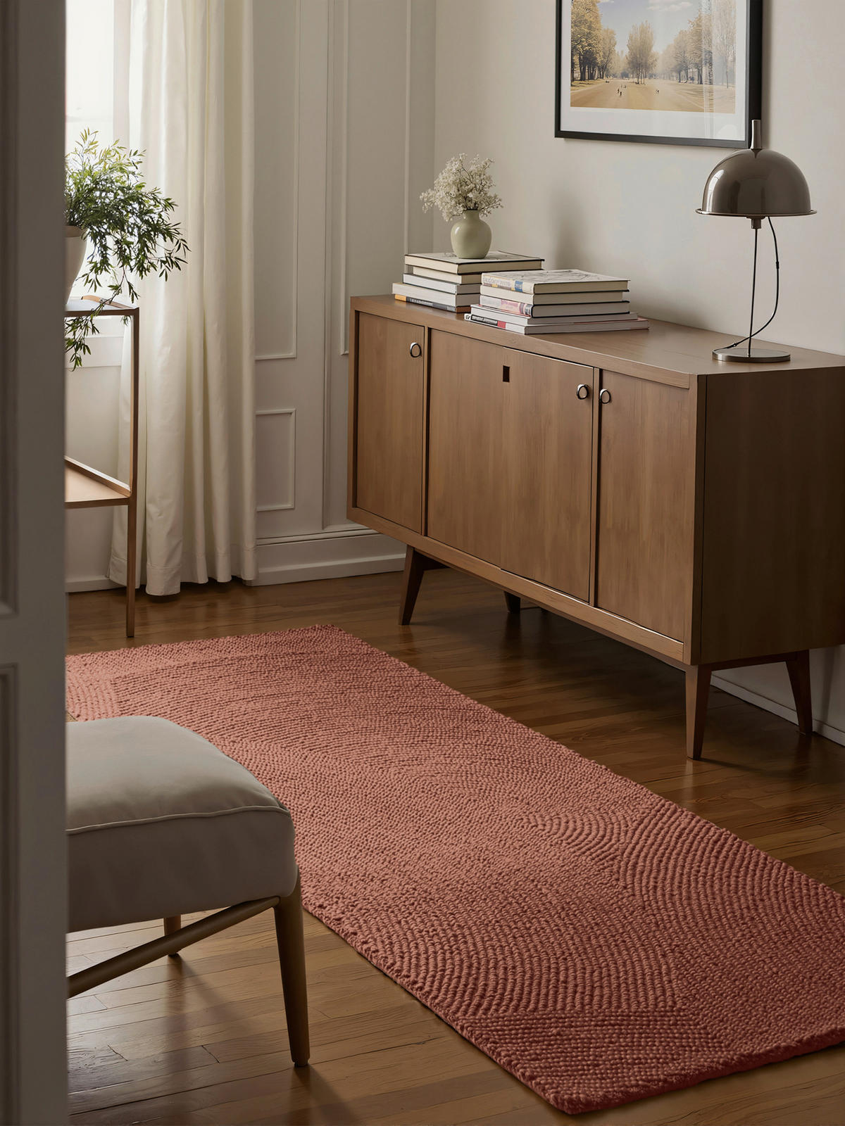 LÄUFER 80/300 cm Calmio  - Altrosa, Basics, Textil (80/300cm) - Hanse Home