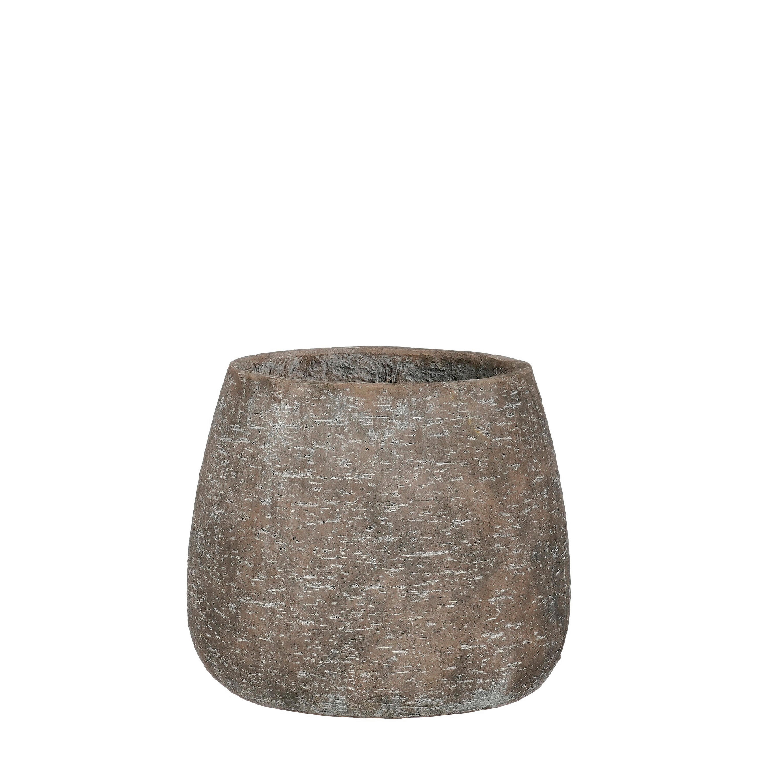 KVĚTINÁČ kámen, 28/28/23.5 cm - tmavě hnědá, Basics, kámen (28/28/23.5cm)