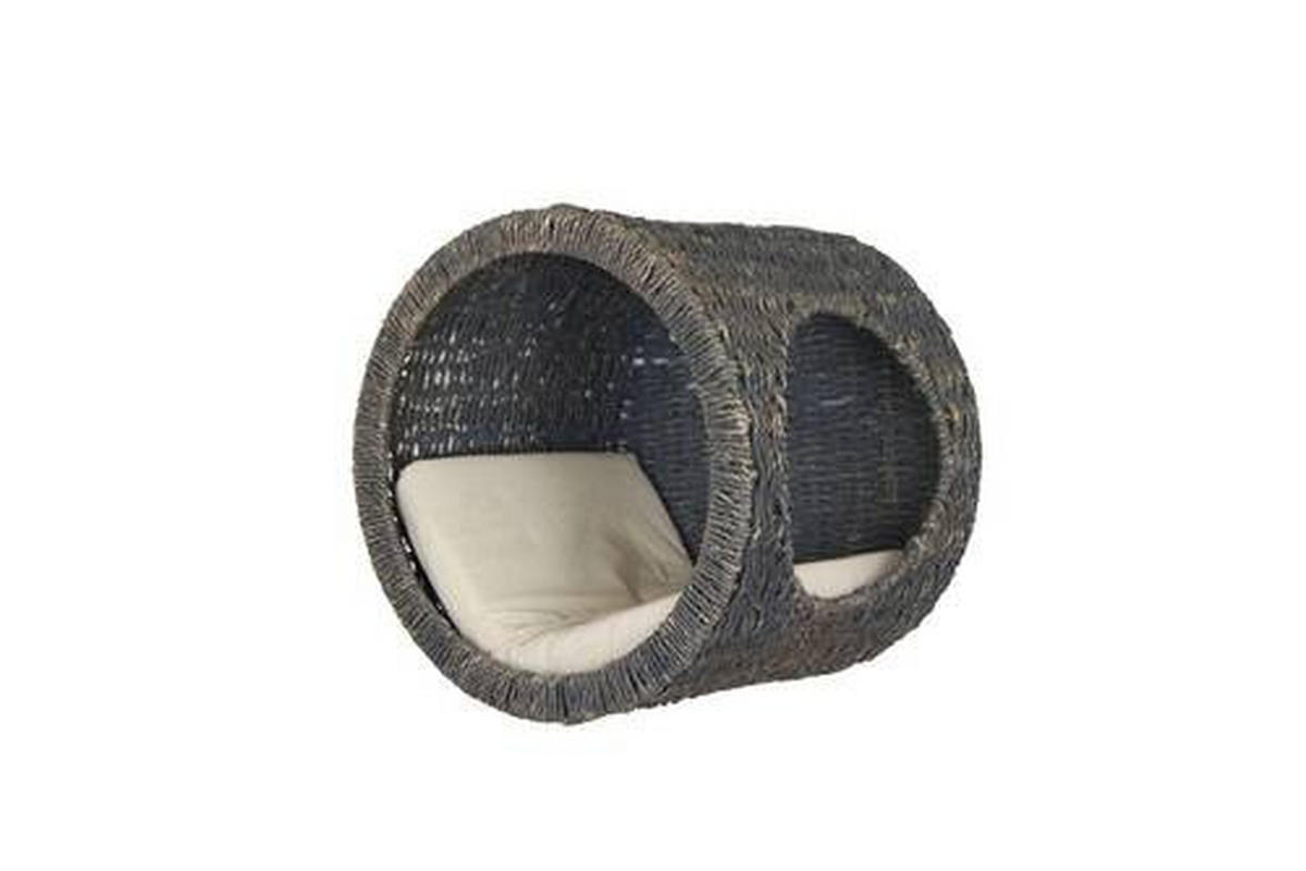 TIERHÖHLE - Grau, Natur, Naturmaterialien/Metall (31/28/31cm)