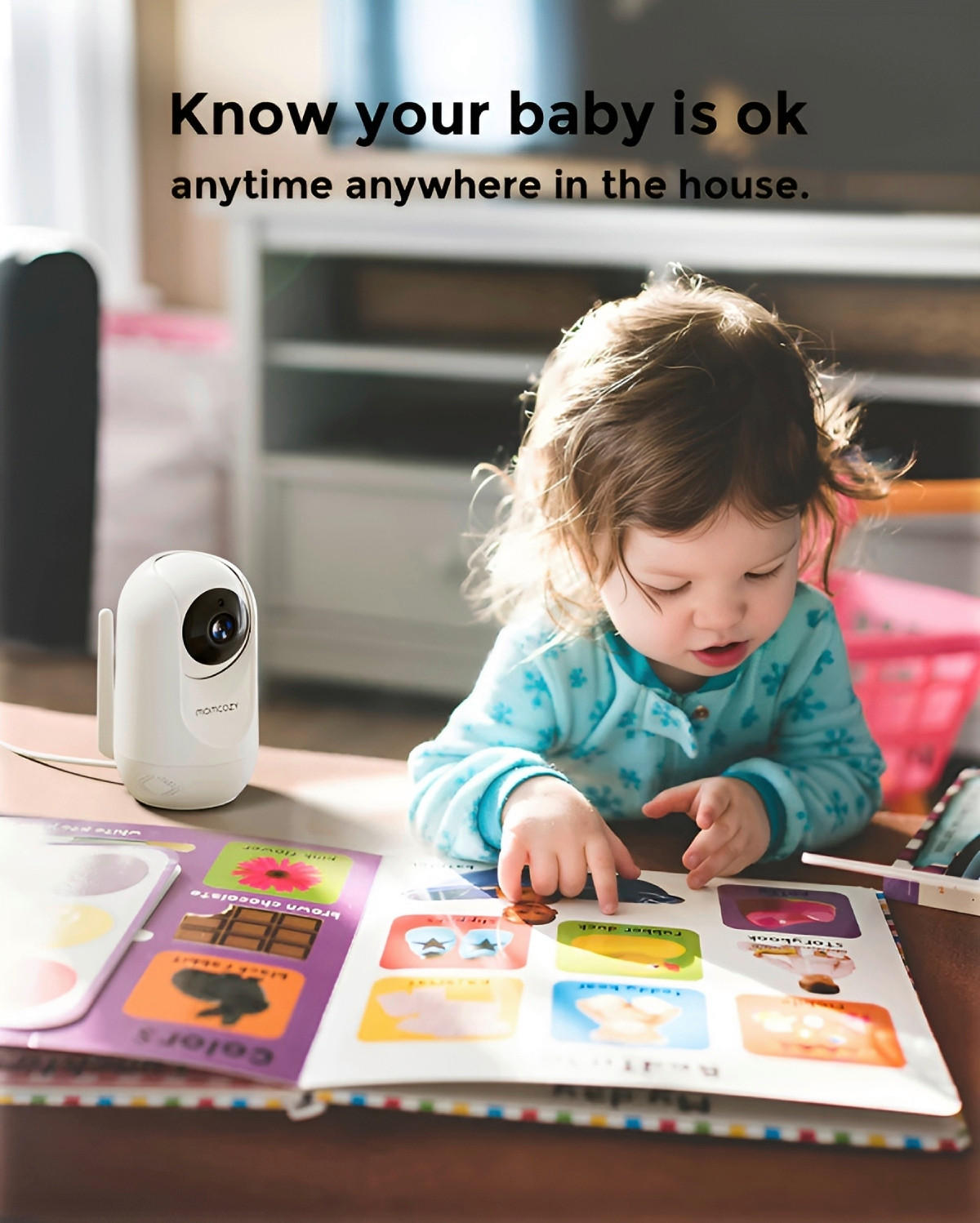 BABYPHONE 150 m  - Weiß, Basics, Kunststoff (8,5/15/8,5cm) - Momcozy