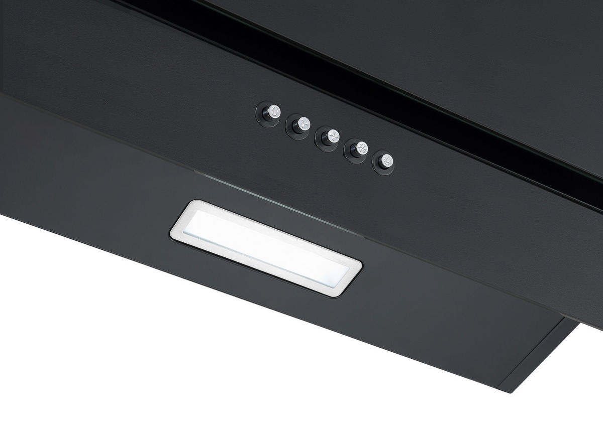 DUNSTABZUGSHAUBE CH35060MS-19  - Schwarz, Trend, Glas/Metall (60/59,5-87,5/26,3cm) - Respekta