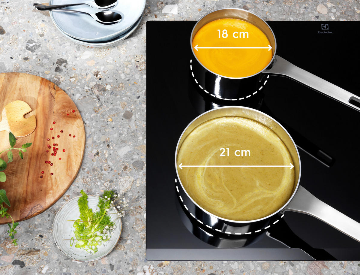 INDUKTIONSKOCHFELD LIV834I  - Schwarz, Basics, Glas (58,0/4,4/51,0cm) - Electrolux