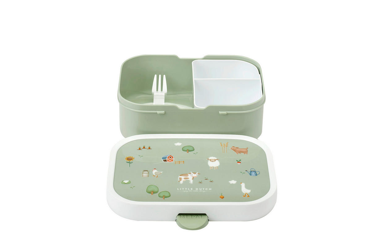 SVAČINOVÝ BOX - zelená, Konvenční, plast (17.8/13.2/6.1cm) - Mepal