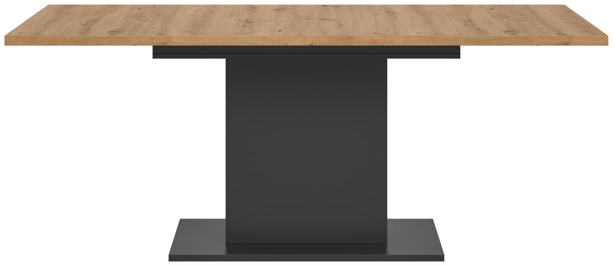 AUSZIEHTISCH Eiche Artisan rechteckig  ausziehbar  - Eiche Artisan/Grau, KONVENTIONELL, Holzwerkstoff (150-190/76/90cm)