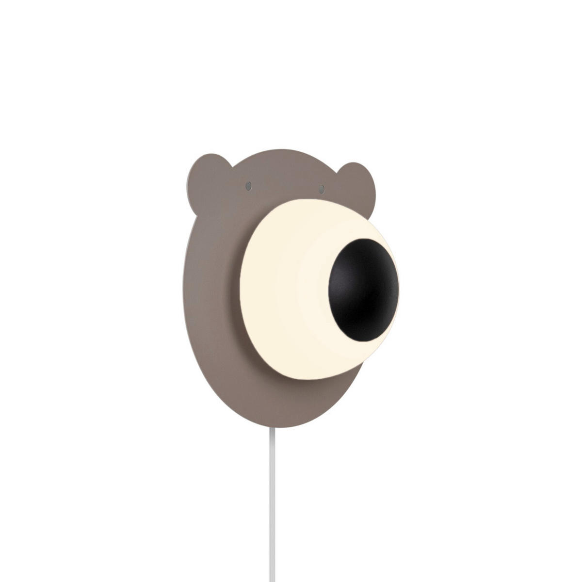 WANDLEUCHTE Bruna Bear 25/14/25 cm  - Braun, Design, Metall (25/14/25cm) - Nordlux