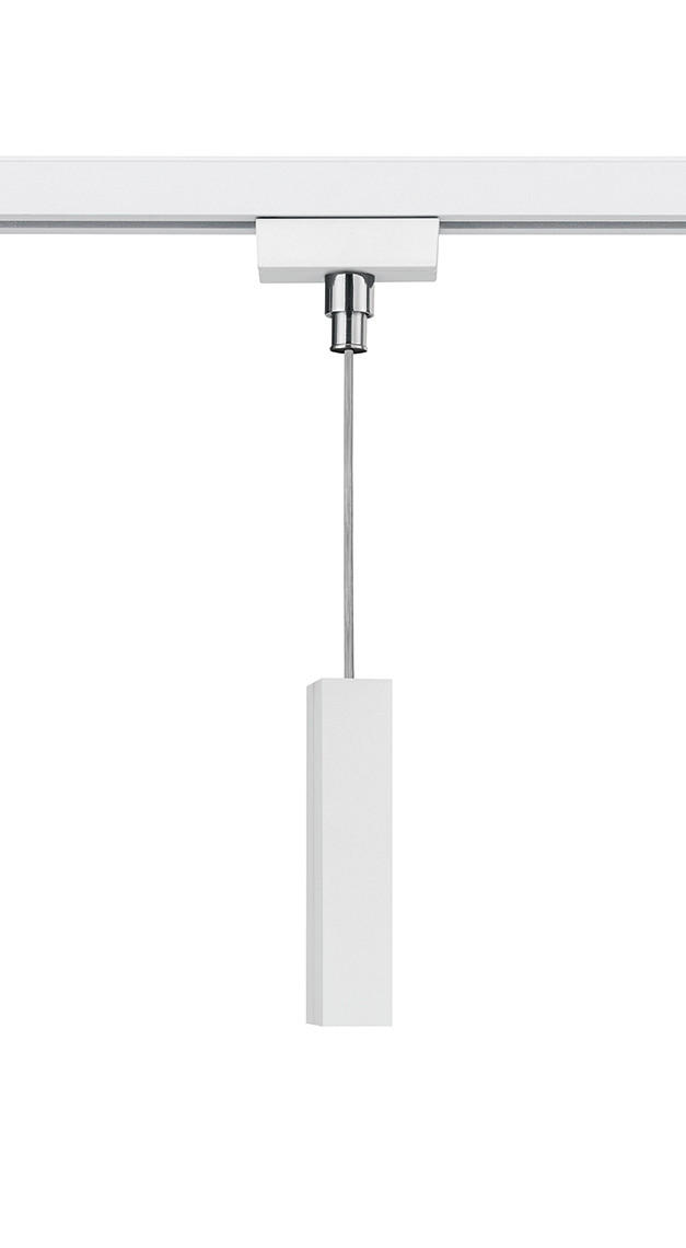 SCHIENENSYSTEM-ADAPTER - Weiß, Basics, Kunststoff (6/34,5/3cm) - Trio Leuchten
