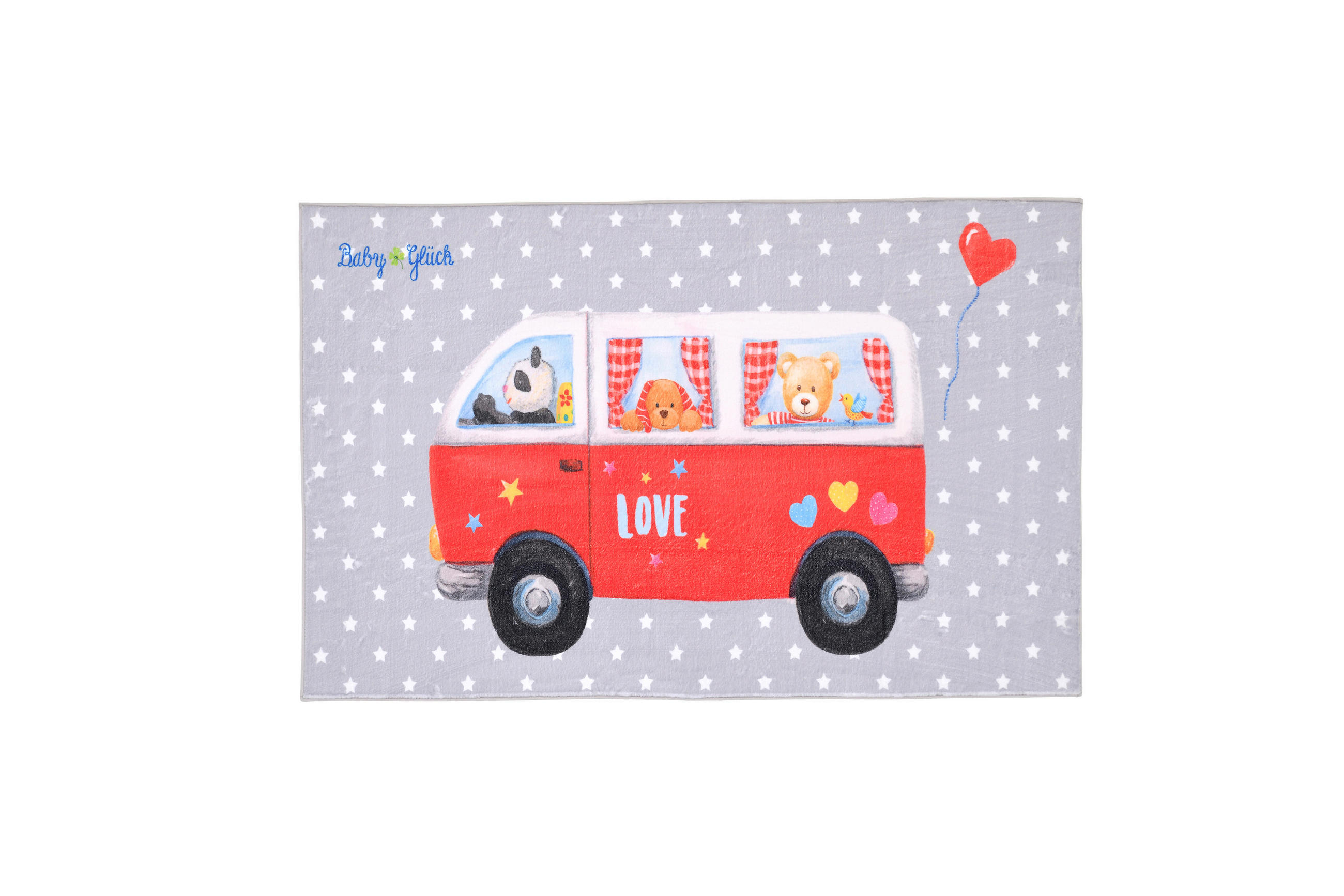 XXXLutz Kinderteppich Baby Glück Mehrfarbig 100x160 cm