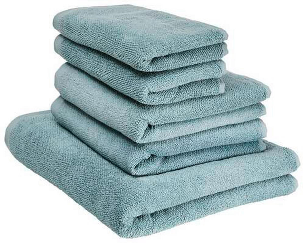 FROTTIERSET Hellblau 5-teilig  - Hellblau, Basics, Textil - Marc O'Polo