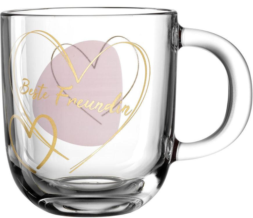 TASSE Emozione 400 ml - Hellrosa, Basics, Glas (14/15/8,7cm) - Leonardo