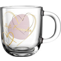 TASSE Emozione 400 ml  - Hellrosa, Basics, Glas (14/15/8,7cm) - Leonardo