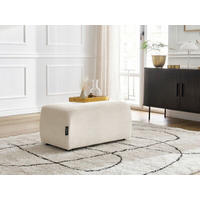 HOCKER ATILLA Cord Beige  - Beige/Schwarz, MODERN, Kunststoff/Textil (92/44/48cm)