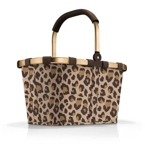 EINKAUFSKORB Leo Macchiato 22 L  - Schwarz/Braun, Basics, Kunststoff/Textil (49/29/28cm) - Reisenthel