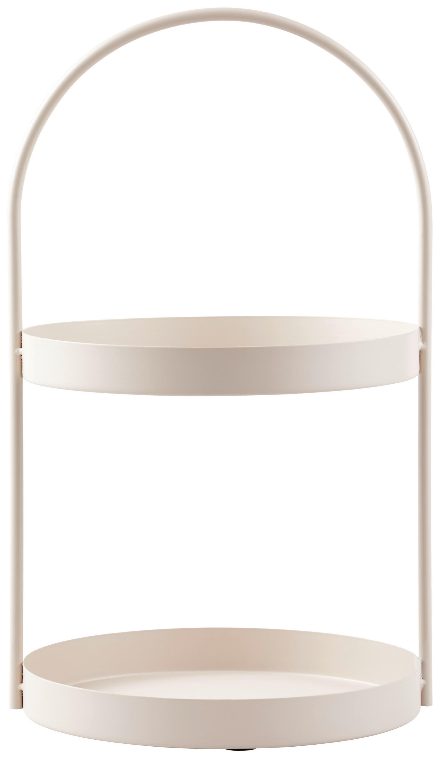 ETAGERE  - Beige, Basics, Metall (26/26/44cm) - Boltze Home