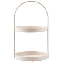 ETAGERE  - Beige, Basics, Metall (26/26/44cm) - Boltze Home