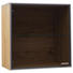 HÄNGESCHRANK - Eichefarben/Alufarben, KONVENTIONELL, Glas/Holz (64/64/38cm) - Voleo HÄNGESCHRANK - Eichefarben/Alufarben, KONVENTIONELL, Glas/Holz (64/64/38cm) - Voleo
