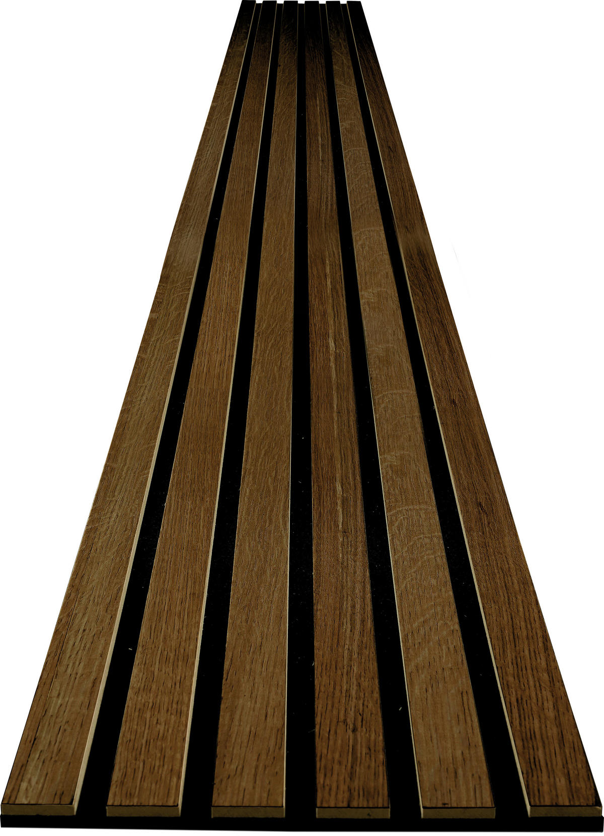 AKUSTIKPANEEL Echtholz Eiche dunkel acous Comfort  - Eiche dunkel, KONVENTIONELL, Holz/Kunststoff (250/30/1.1cm) - Novel