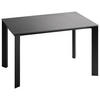ESSTISCH in Metall, Keramik 120/75/80 cm  - Dunkelgrau/Schwarz, Design, Keramik/Metall (120/75/80cm) - Novel
