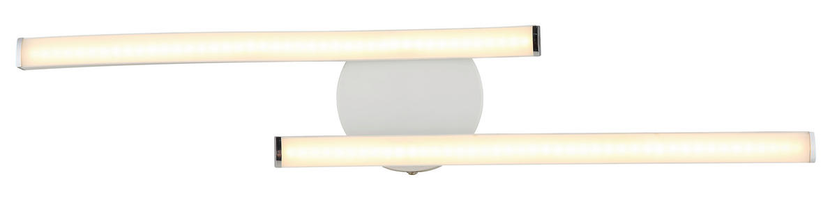 STROPNA LED-SVETILKA  TYLER /910 lm/3000 K/230 V/ - bela/opal, Basics, umetna masa (51,5/10/7,2cm)