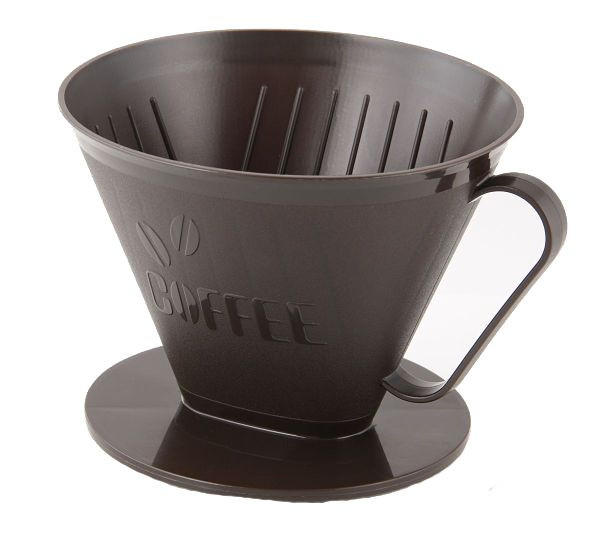 DRŽÁK NA FILTRY NA KÁVU - hnědá, Basics, plast (11/13cm) - Homeware