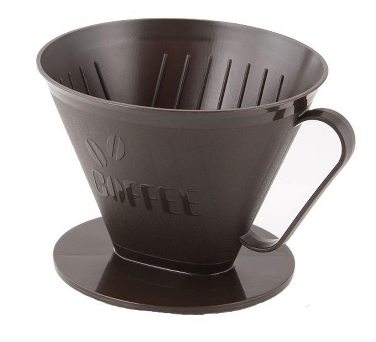 KAFFEEFILTERHALTER - Braun, Basics, Kunststoff (11/13cm) - Homeware