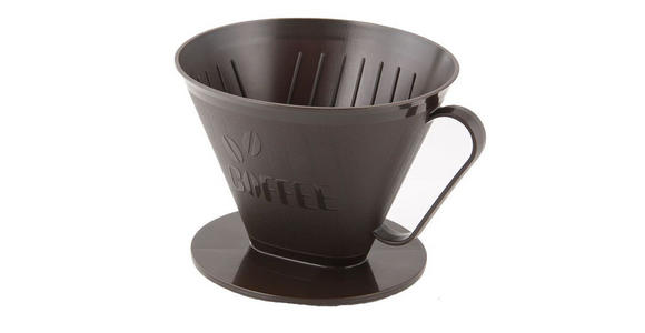 KAFFEEFILTERHALTER - Braun, Basics, Kunststoff (11/13cm) - Homeware