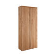 AKTENSCHRANK Asteiche vollmassiv Eichefarben  - Eichefarben, KONVENTIONELL, Holz (80/194/39cm) - Linea Natura