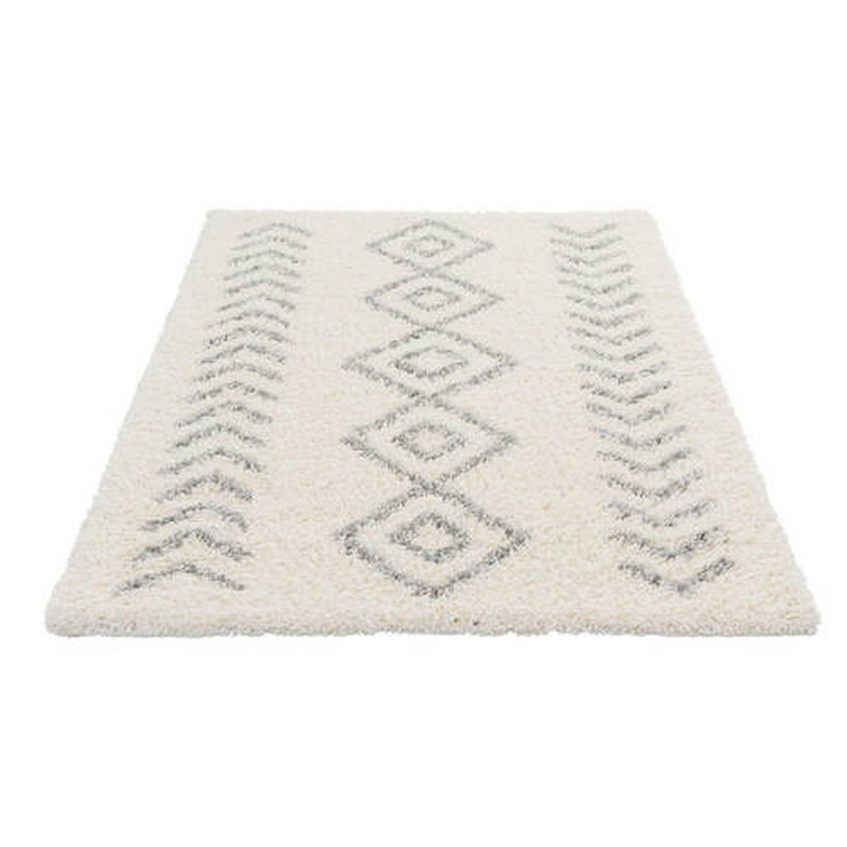 RYAMATTA 120/170 cm ETHNO-SHAGGY  - grå, Basics, textil (120/170cm)
