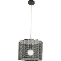 HÄNGELEUCHTE Glicine 40/200 cm   - Schwarz, Design, Metall (40/200cm) - Fabas Luce