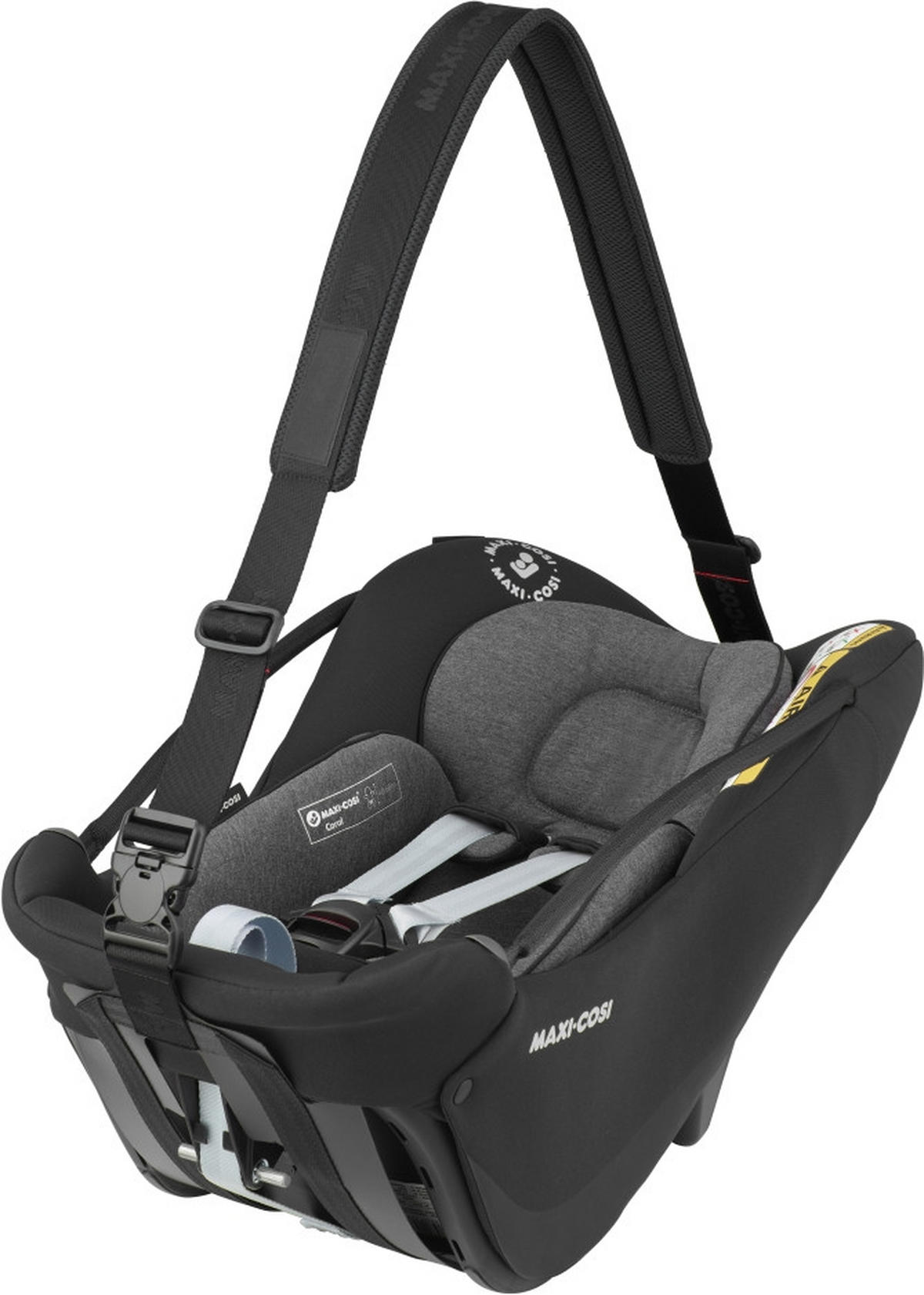 TRAKA ZA NOŠENJE AUTOSJEDALIC  Coral Tragegurt  - crna, Basics, tekstil (6/1/130cm) - Maxi-Cosi