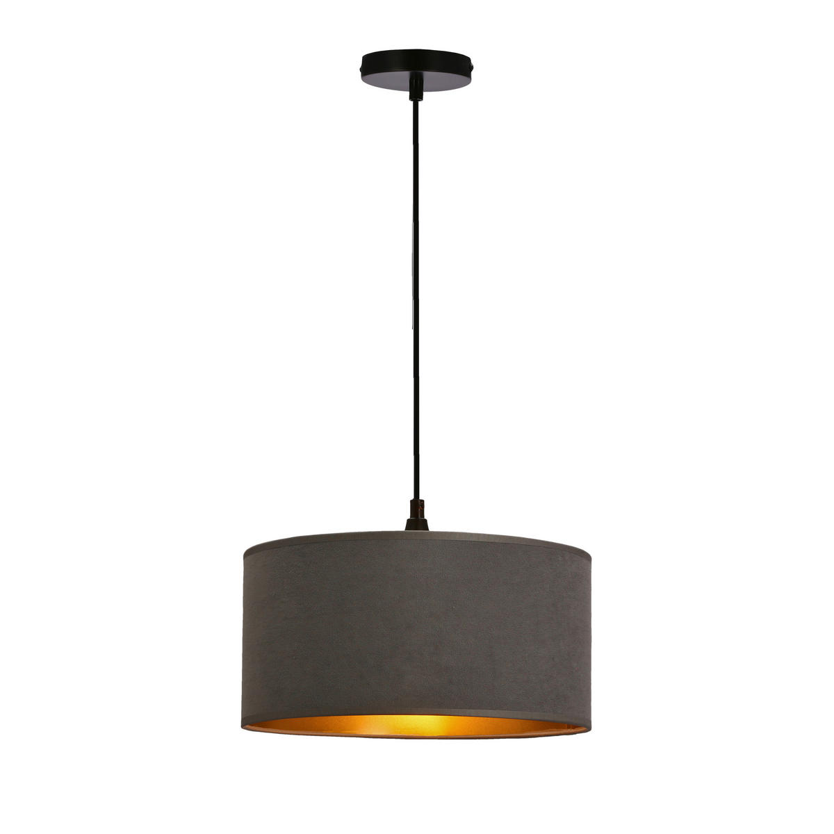 PENDELLAMPA Maloto 30/30/115 cm  - grå/svart, Klassisk, metall/plast (30/30/115cm)