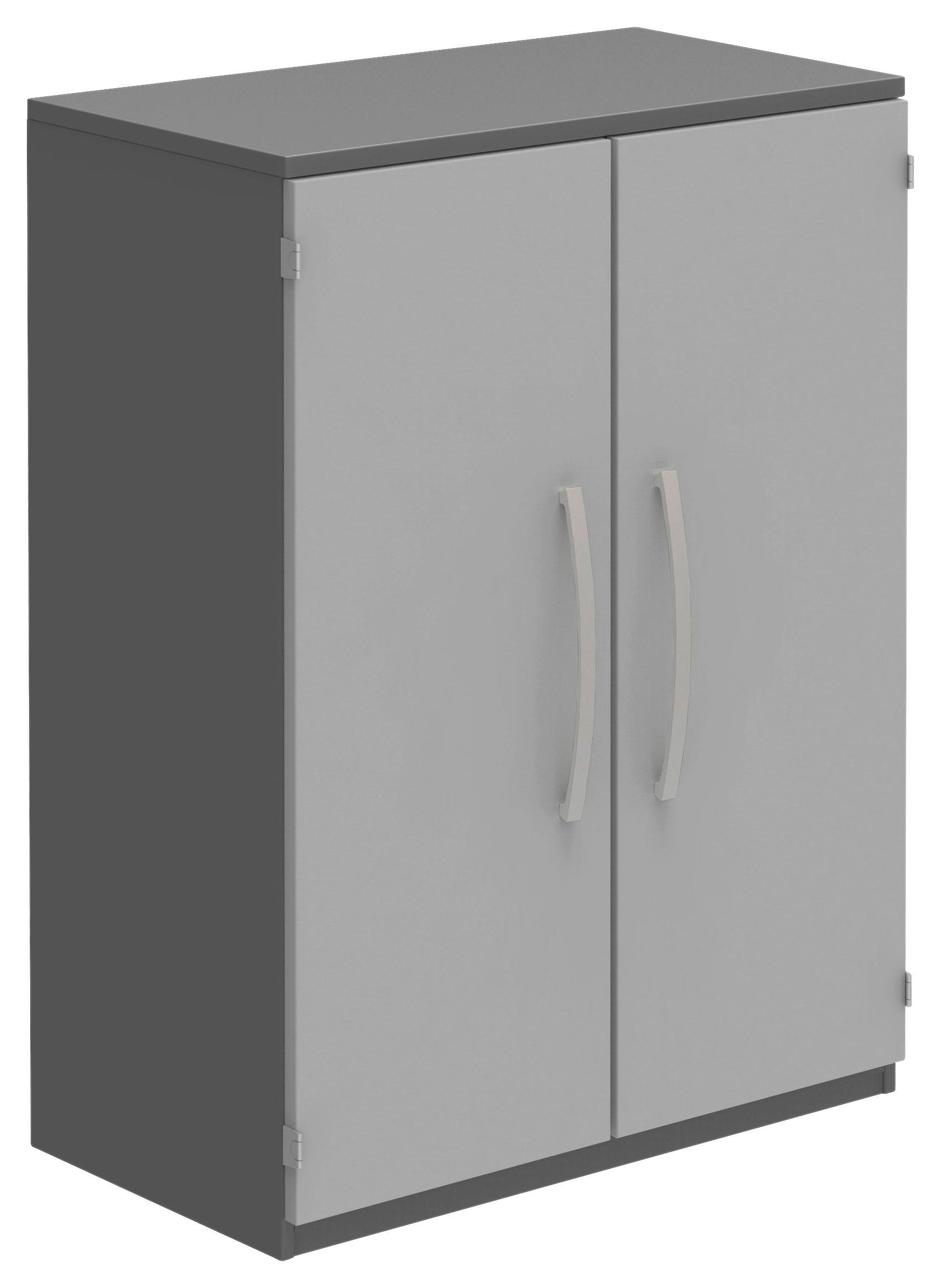 AKTENSCHRANK 80/111,7/43 cm  - Anthrazit/Hellgrau, KONVENTIONELL, Holzwerkstoff (80/111,7/43cm) - Moderano