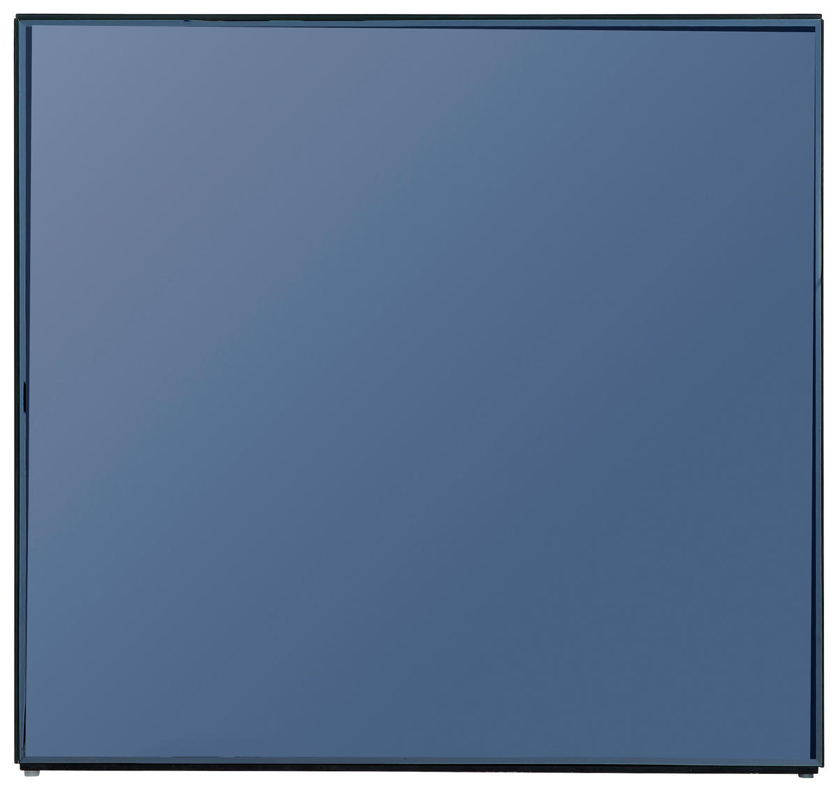 COUCHTISCH Spiegelglas 40/40/40 cm quadratisch Schwarz  - Schwarz, Design, Glas/Holzwerkstoff (40/40/40cm) - MID.YOU