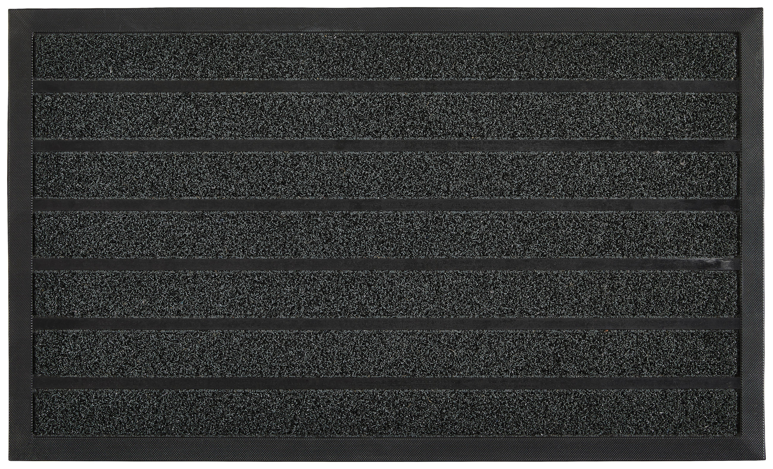 SCHMUTZFANGMATTE  45/75 cm  Schwarz  - Schwarz, KONVENTIONELL, Kunststoff (45/75cm) - Esposa