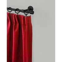 VORHANGSTANGE  390 cm  - Schwarz, KONVENTIONELL, Metall (390cm)