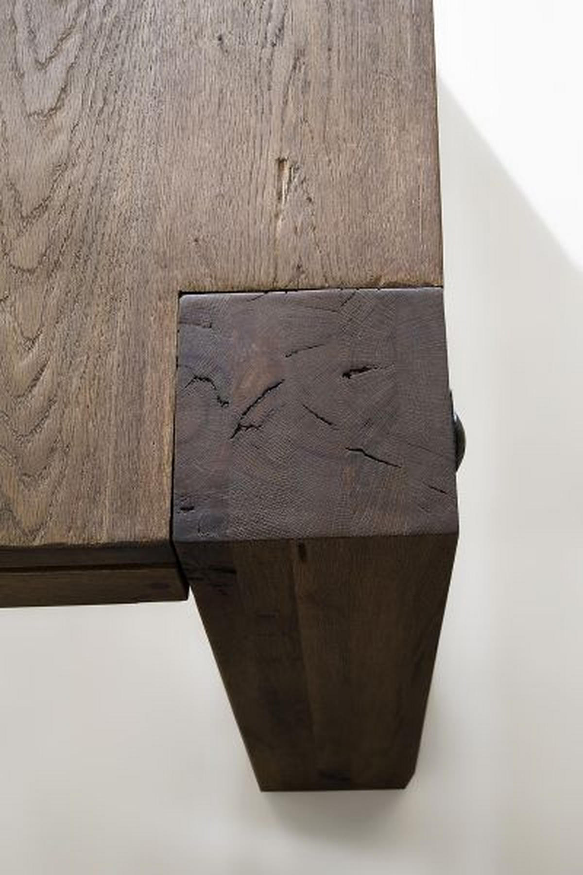 ESSTISCH Eiche massiv rechteckig Eichefarben  - Eichefarben, Design, Holz (220/100/76cm) - Landscape